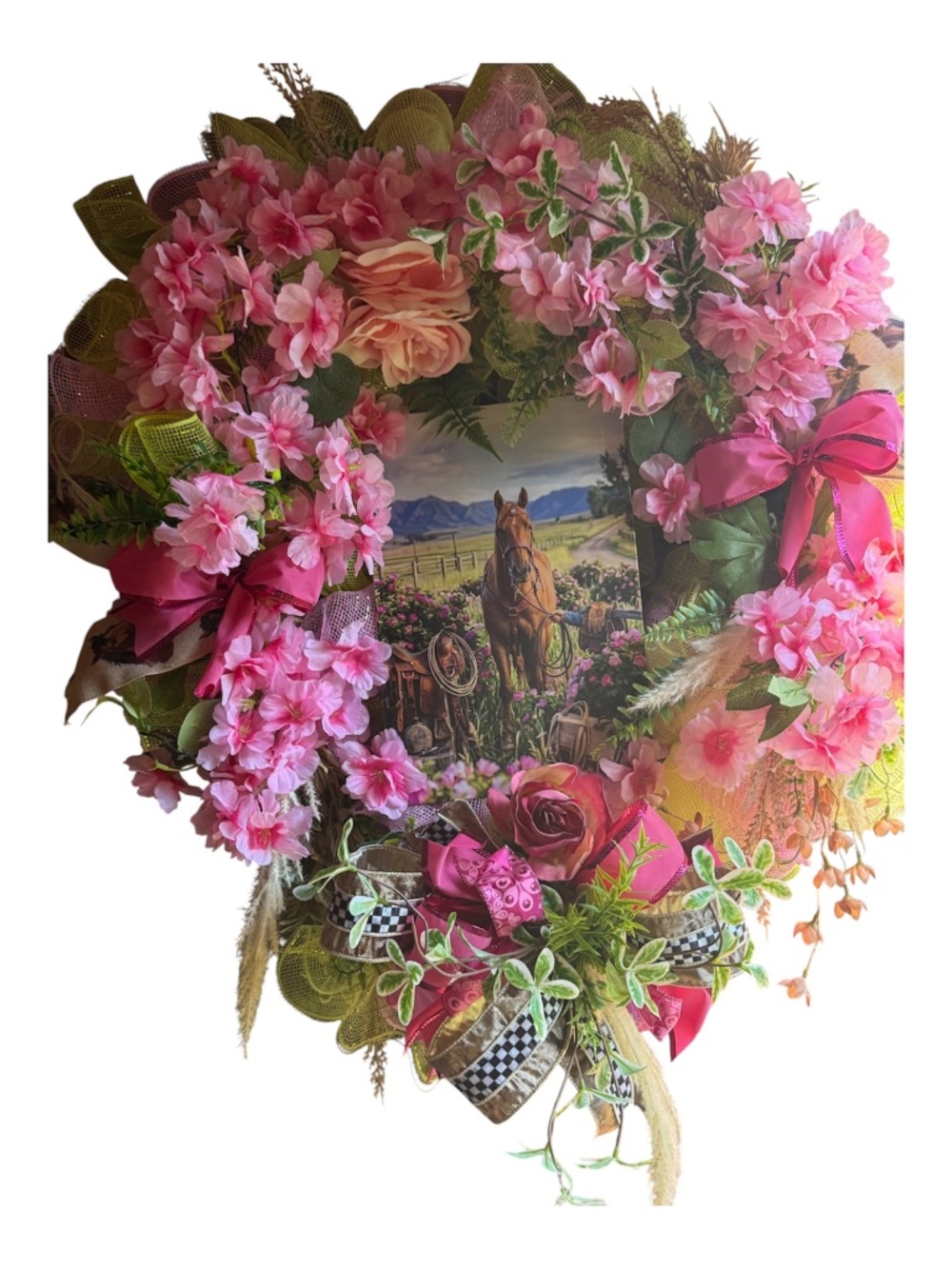 Country western wreath